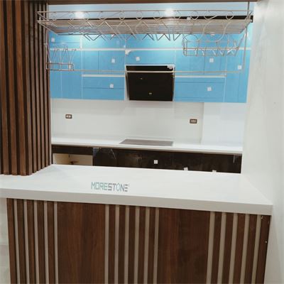 Thi công bàn bếp, bàn đảo mã đá S028