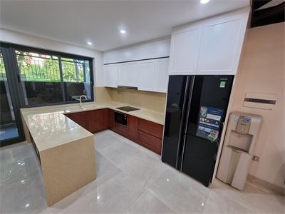 Thi công bàn bếp + lavabo mã đá G019