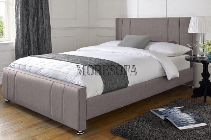 Mẫu giường ngủ đẹp bọc nỉ cao cấp