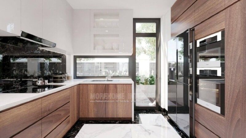 Là một người phụ nữ trong gia đình việc có một mẫu tủ bếp hoàn hảo vừa đáp ứng mọi công năng vừa mang lại niềm vui thú là điều vô cùng cần thiết. Với sự {thiết yếu cũng như phát triển mạnh mẽ đồ nội thất, tính thẩm mỹ ngày càng khắt khe, bạn có thể nhanh chóng có được ý tưởng thiết kế không gian phòng bếp tuyệt đẹp cho mình như trong mẫu thiết kế không gian phòng bếp tại biệt thự Vinhomes Imperia Hải Phòng.